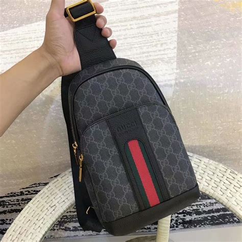 gucci chest pack|gucci sling bag for men.